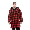 Swanndri Mens Original Pure Wool Bush Shirt Red Black -Swanndri Sales 12466 1 pc 2
