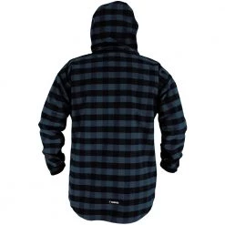 Swazi Checkmate Mens Waterproof Hooded Jacket Steel Blue