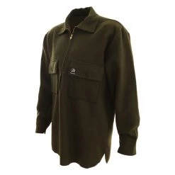 Swanndri Ranger Wool Zip Front Mens Bush Shirt Olive