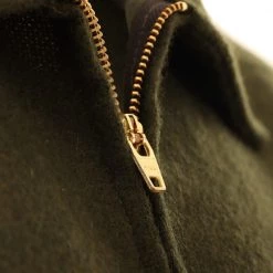 Swanndri Ranger Wool Zip Front Mens Bush Shirt Olive -Swanndri Sales 144325 4 n y