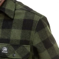 Swanndri Ranger Extreme Wool Mens Long Sleeve Shirt Olive/Black Check 9 Swanndri Ranger Extreme Wool Mens Long Sleeve Shirt Olive/Black Check -Swanndri Sales 159414 5 n y