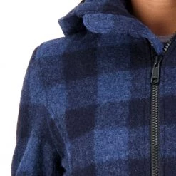 Swanndri Womens Seattle Hoodie Ink Check