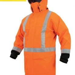 Swazi Saturn Transit Approved High Visibility Jacket Blaze Orange/Black -Swanndri Sales 1 113 60