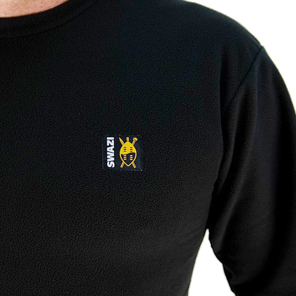 Swazi Microfleece Mens T-Shirt Black 4 Swazi Microfleece Mens T-Shirt Black - Image 2