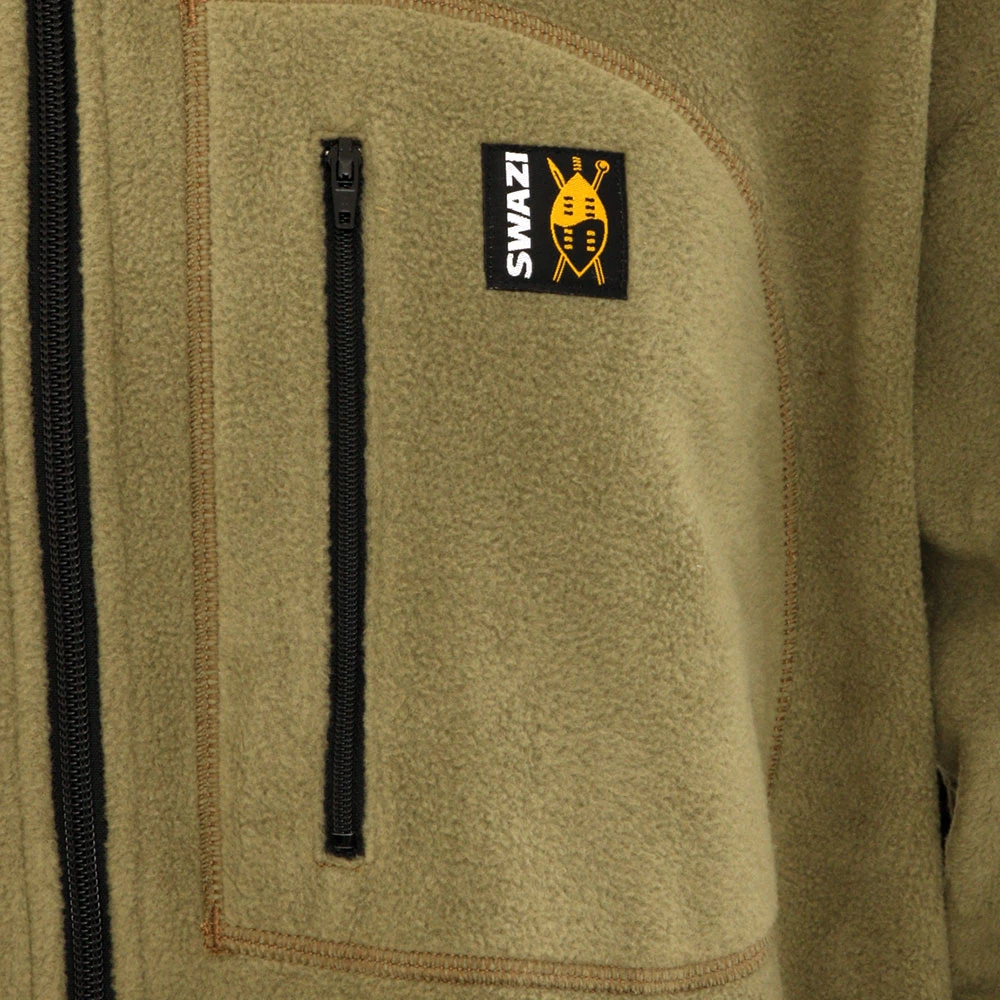 Swazi The Hood Polar Fleece Mens Hoodie Tussock 6 Swazi The Hood Polar Fleece Mens Hoodie Tussock - Image 4