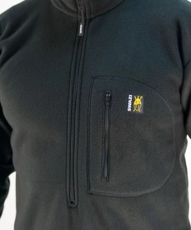 Swazi Polar Fleece Mens Bush Shirt Black 4 Swazi Polar Fleece Mens Bush Shirt Black - Image 2