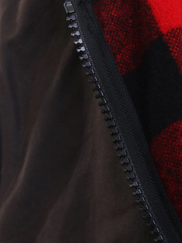 Swanndri Foxton Wool Lined Mens Oilskin Vest Brown 5 Swanndri Foxton Wool Lined Mens Oilskin Vest Brown - Image 3