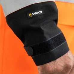 Swazi Saturn Transit Approved High Visibility Jacket Blaze Orange/Black -Swanndri Sales 5 10 32