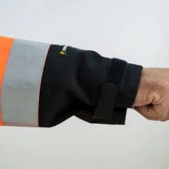 Swazi Saturn Transit Approved High Visibility Jacket Blaze Orange/Black -Swanndri Sales 6 8 17