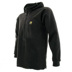Swazi The Hood Polar Fleece Mens Hoodie Black