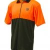 Swazi Climbmax High Visibility Shirt Blaze Orange -Swanndri Sales HCC Climbmax Olive Black Collar 6