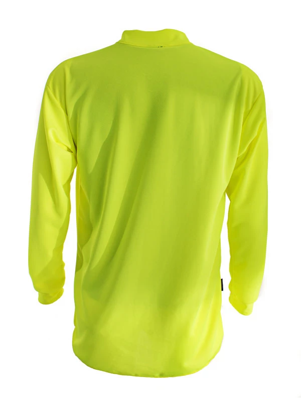 Swazi Quick-Dry High Visibility Long Sleeve Shirt Fluoro Yellow Small 3 Swazi Quick-Dry High Visibility Long Sleeve Shirt Fluoro Yellow Small - Image 2