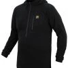 Swazi Brocco Microfleece Hoodie Black -Swanndri Sales brocco bhdv black main 1