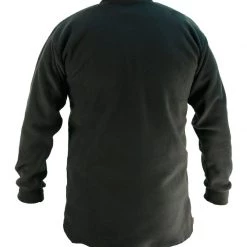 Swazi Polar Fleece Mens Bush Shirt Black XS -Swanndri Sales bushshirt black back 1
