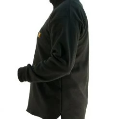 Swazi Polar Fleece Mens Bush Shirt Black 4XL 7 Swazi Polar Fleece Mens Bush Shirt Black 4XL -Swanndri Sales bushshirt black side 1 1