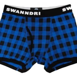 Swanndri Cotton Mens Underwear Blue Black