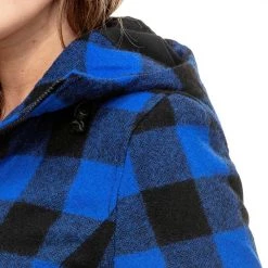 Swanndri Womens Seattle Hoodie Blue/Black Check -Swanndri Sales groupedswanndriwomensseattlehoodieblueblackcheck 2