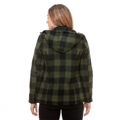 Swanndri Womens Seattle Hoodie Olive/Black Check -Swanndri Sales groupedwomensseattlehoodieoliveblackcheck 2
