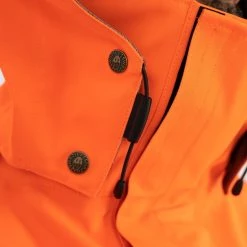 Swazi Saturn Jacket Blaze/Black XS -Swanndri Sales hvsaturn rjtv blazeorange black detailshot3