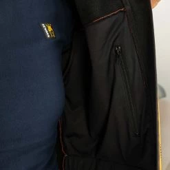 Swazi Transit Finga-Pointa Jacket Blaze XS -Swanndri Sales hvtransitfinga pointa jftv blazeorange black detailshot9 2