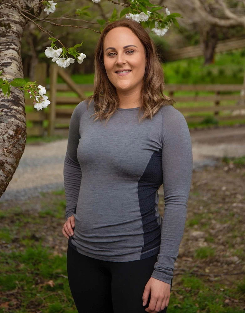 Swazi The Talisman Womens Long Sleeve Shirt Ash/Ironsand 4 Swazi The Talisman Womens Long Sleeve Shirt Ash/Ironsand - Image 2