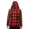 Swanndri Womens Seattle Hoodie Red/Black Check 12 -Swanndri Sales sd2738 rb 12 3