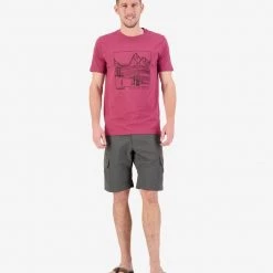 Swanndri Dobson V2 Mens Shorts Charcoal -Swanndri Sales ss16310m dobson short v2 darkgrey om fullbody 2 web