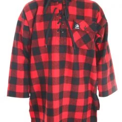 Swanndri Mens Original Pure Wool Bush Shirt Red Black -Swanndri Sales ssd0103xl 2 2