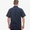 Swanndri Mens Paihia Short Sleeve Cotton Shirt Navy -Swanndri Sales ssd0359 paihia navy back