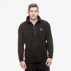 Swanndri Mens Motu Fleece Pullover -Swanndri Sales ssd2519 moto black front