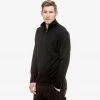 Swanndri Mens Butler II Merino Half Zip Pullover Black -Swanndri Sales sw1727m butler black side 1