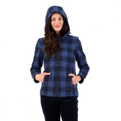 Swanndri Womens Seattle Hoodie Ink Check -Swanndri Sales sw17405w seattle hoody ink check om 06 topzoom 7 web 1