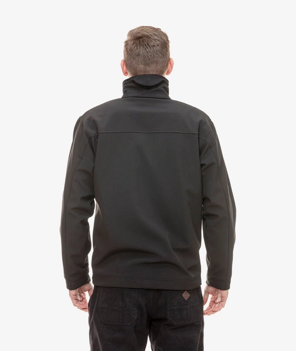 Swanndri Mens Redwoods Soft Shell Jacket Black S 6 Swanndri Mens Redwoods Soft Shell Jacket Black S - Image 4