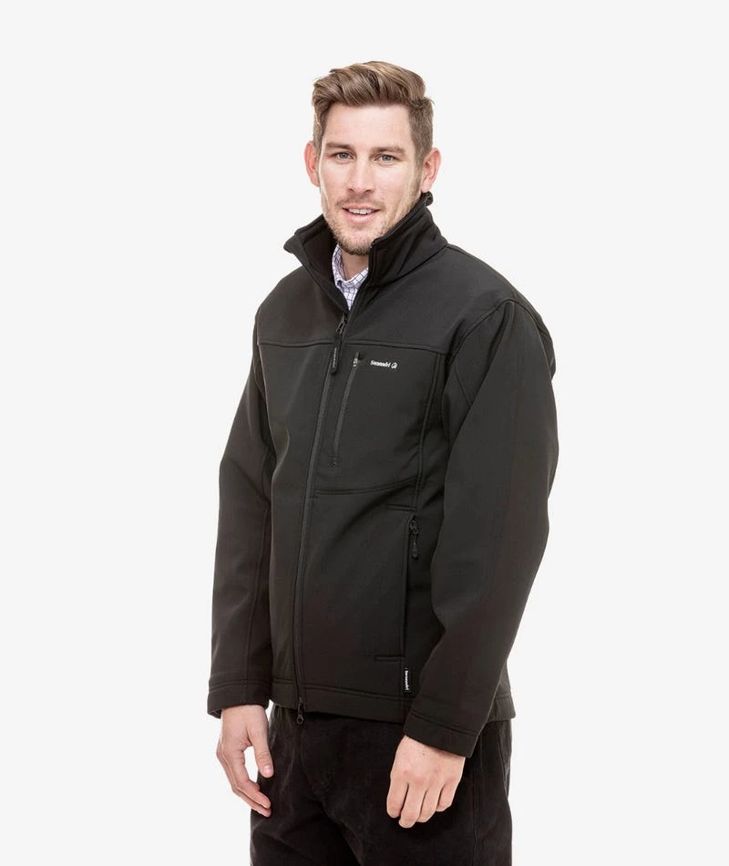 Swanndri Mens Redwoods Soft Shell Jacket Black S 3 Swanndri Mens Redwoods Soft Shell Jacket Black S
