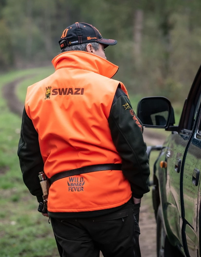 Swazi The Wild WBF Mens Vest Blaze Orange 8 Swazi The Wild WBF Mens Vest Blaze Orange - Image 6