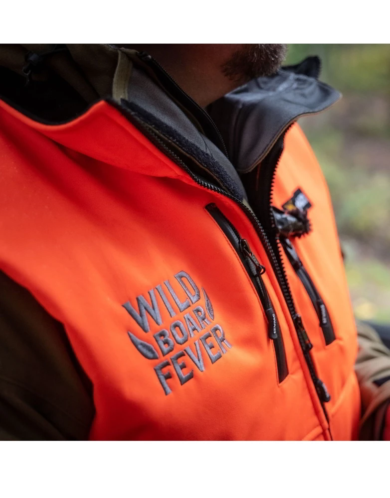 Swazi The Wild WBF Mens Vest Blaze Orange 6 Swazi The Wild WBF Mens Vest Blaze Orange - Image 4