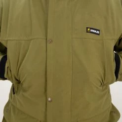 Swazi Wapiti XP Waterproof Jacket Tussock Green 4XL -Swanndri Sales wapitixp rwsv tussockdetailshot7 1