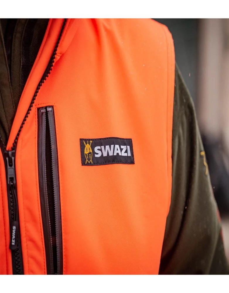 Swazi The Wild WBF Mens Vest Blaze Orange 9 Swazi The Wild WBF Mens Vest Blaze Orange - Image 7