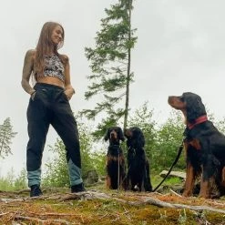 Swazi Huttie Pants Womens Black/Glacier 15 Swazi Huttie Pants Womens Black/Glacier -Swanndri Sales womenshuttie